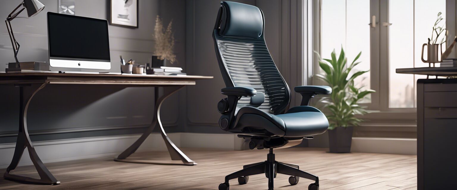 Ergonomic smart office chair.