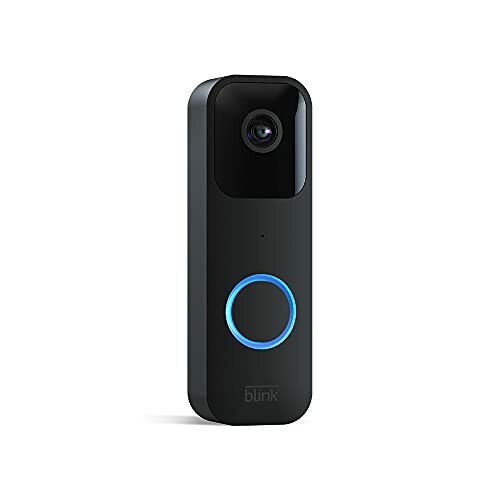 Blink video doorbell with camera and illuminated ring