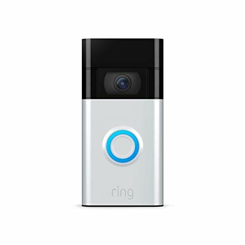 Ring video doorbell with button and camera